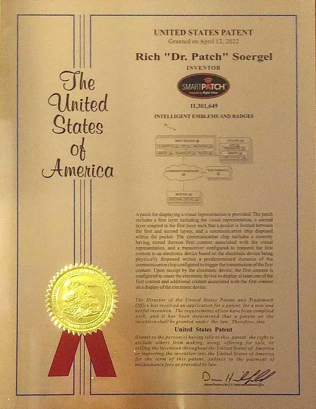 Document USPatent-SmartPatch